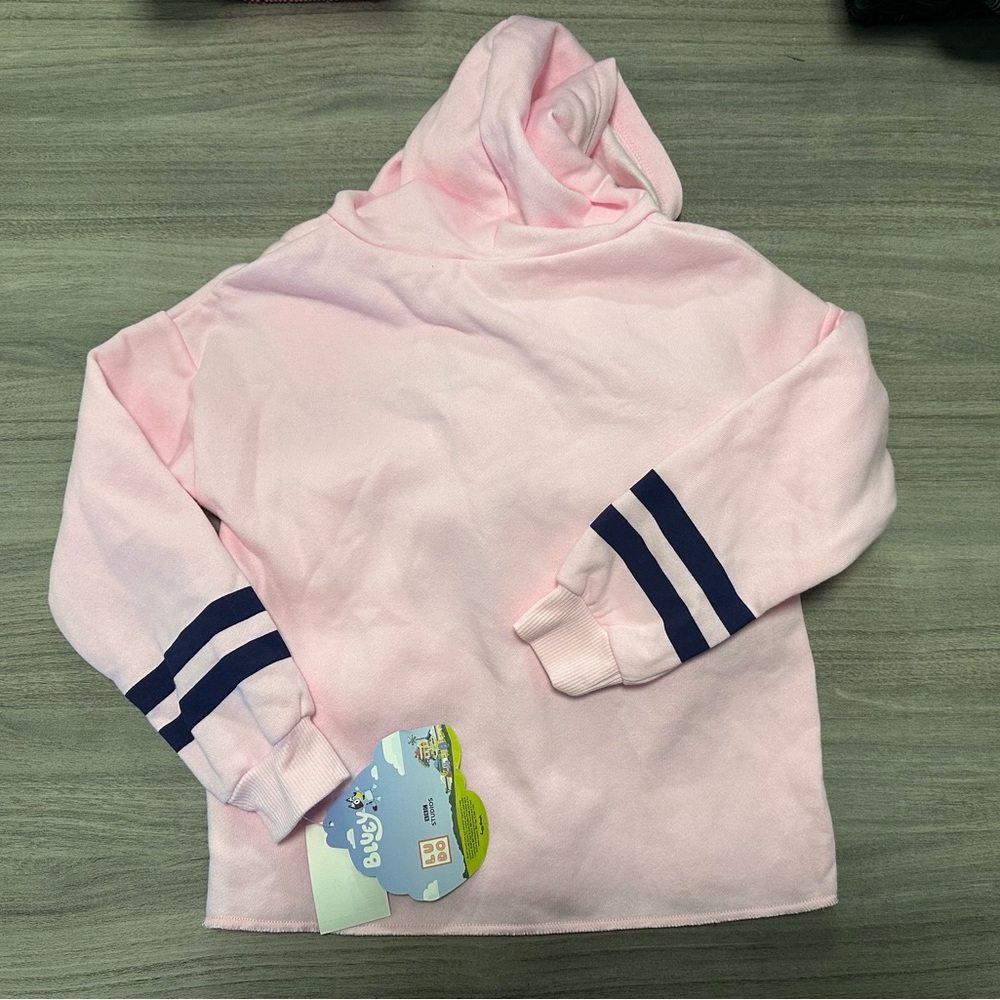 Bluey Pink Hoodie set 5T - Picture 4 of 4